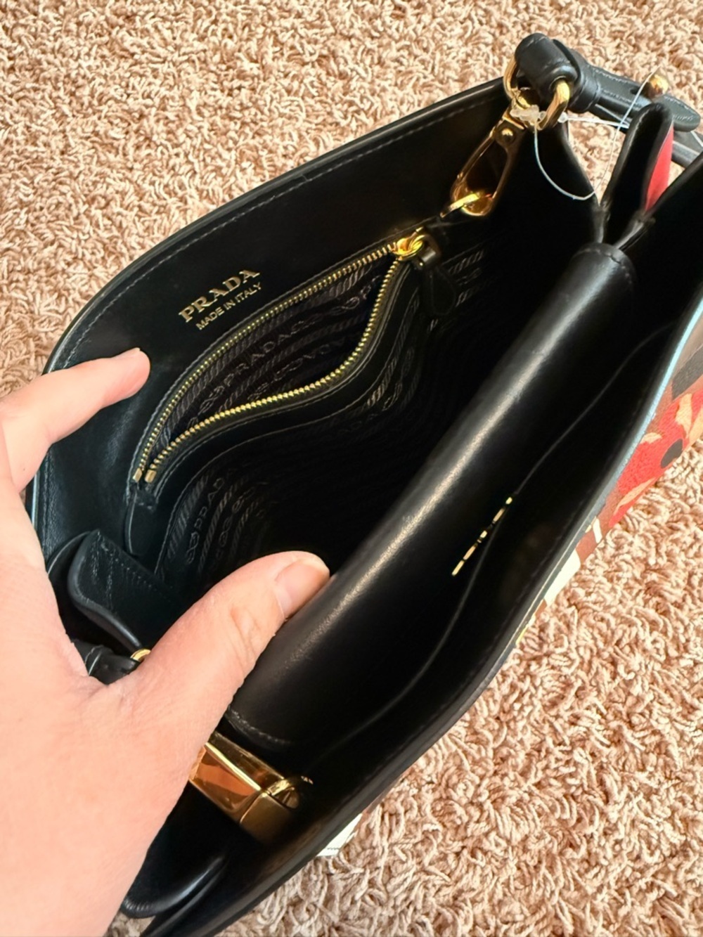 PRADA Bibliotheque Bag - Picture 8 of 16